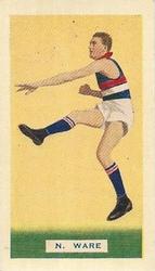 1934 Hoadley's Victorian Footballers #11 Norman Ware Front